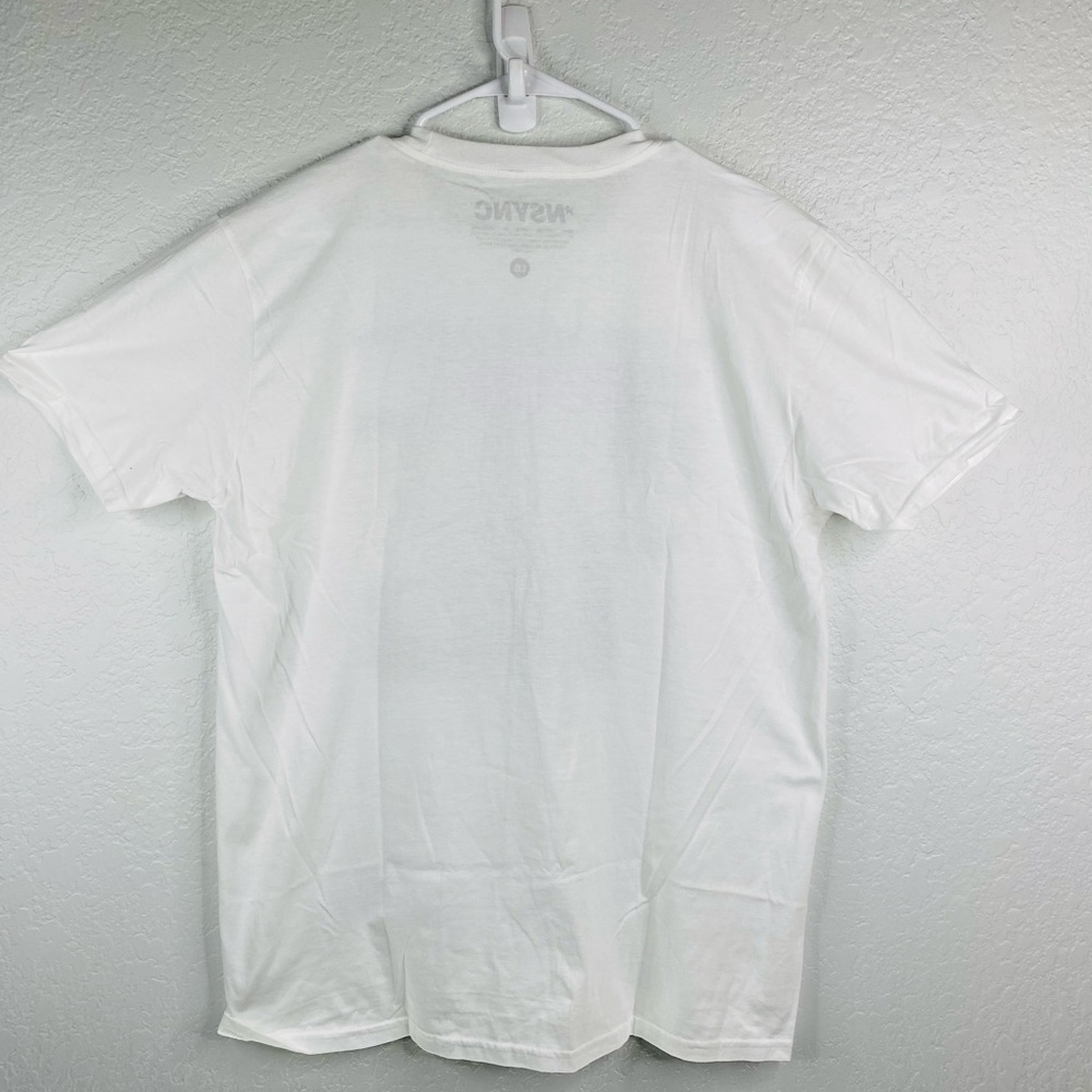 NWOT *NSYNC Boy Band White T-Shirt Unisex Size Large - Picture 3 of 5